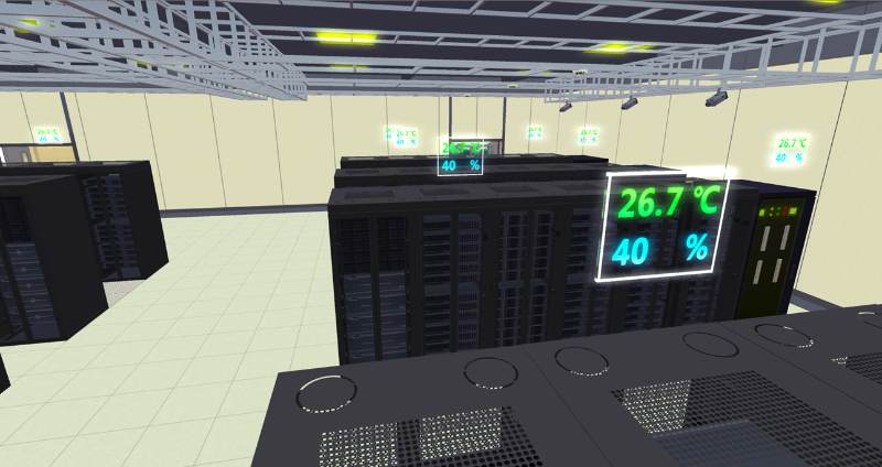弱電機房3D可視化環境監控系統