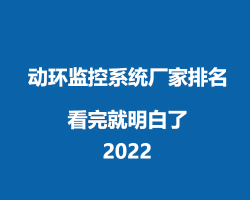 2022年動環監控系統品牌廠家排名